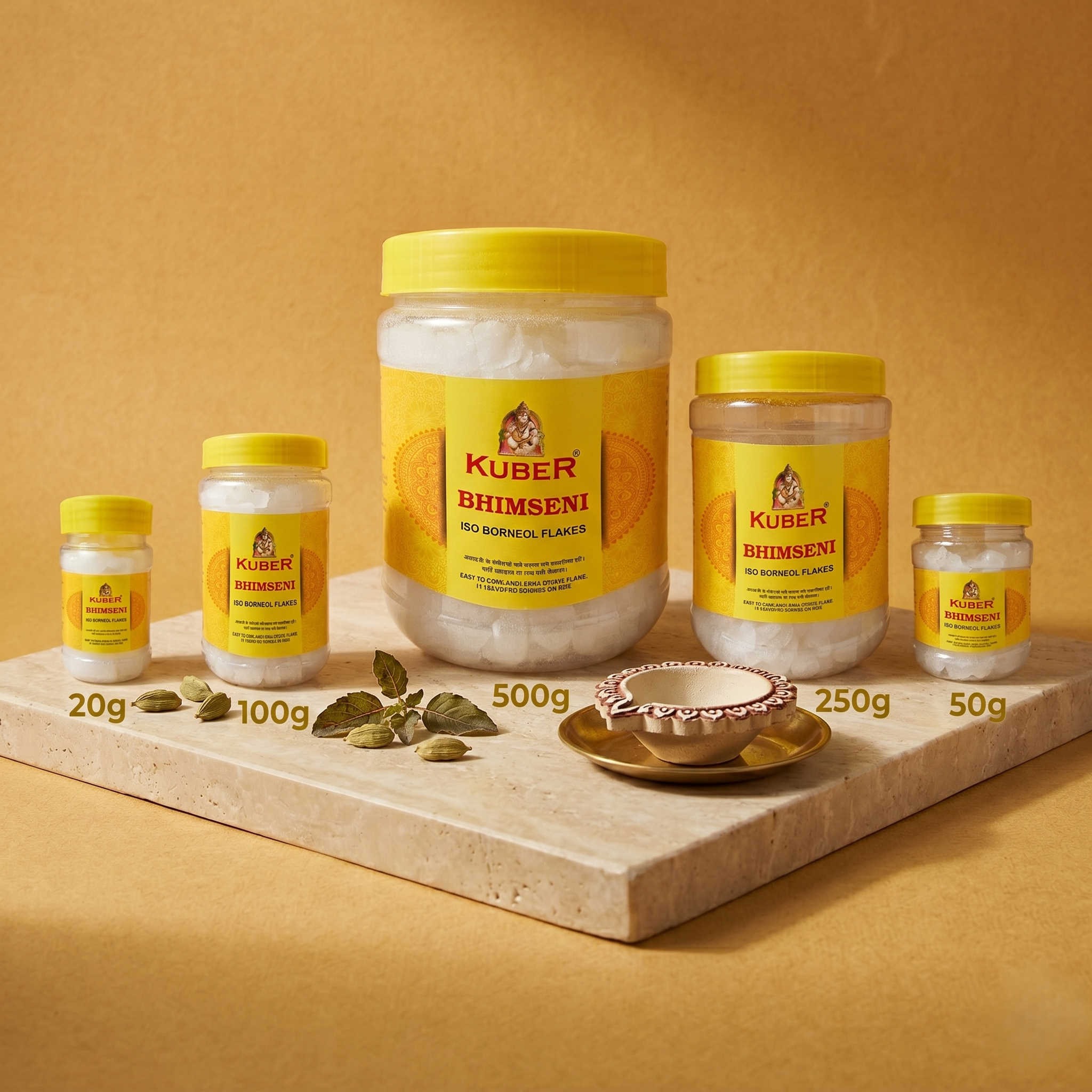 Combo of Kuber Gold Bhemseni Camphor bhimseni kapoor